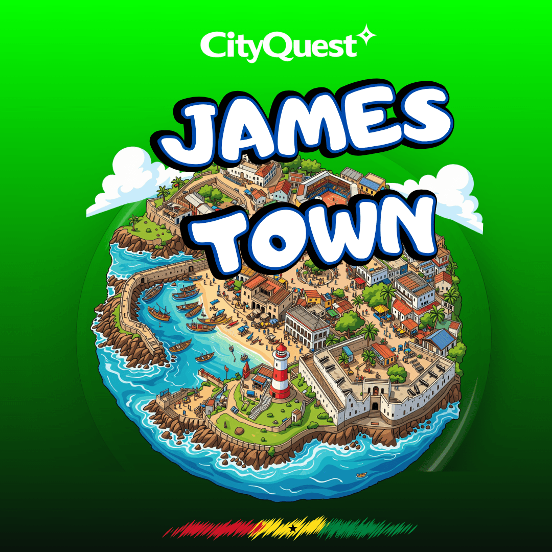 CityQuest Jamestown adventure artwork for First Day in Accra